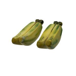Vintage Napa Valley Ceramic Banana Salt & Pepper Shaker Set Hand Painted